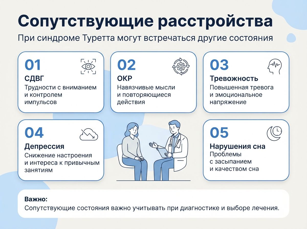 Лечение синдрома Туретта в Апшеронске инфографика